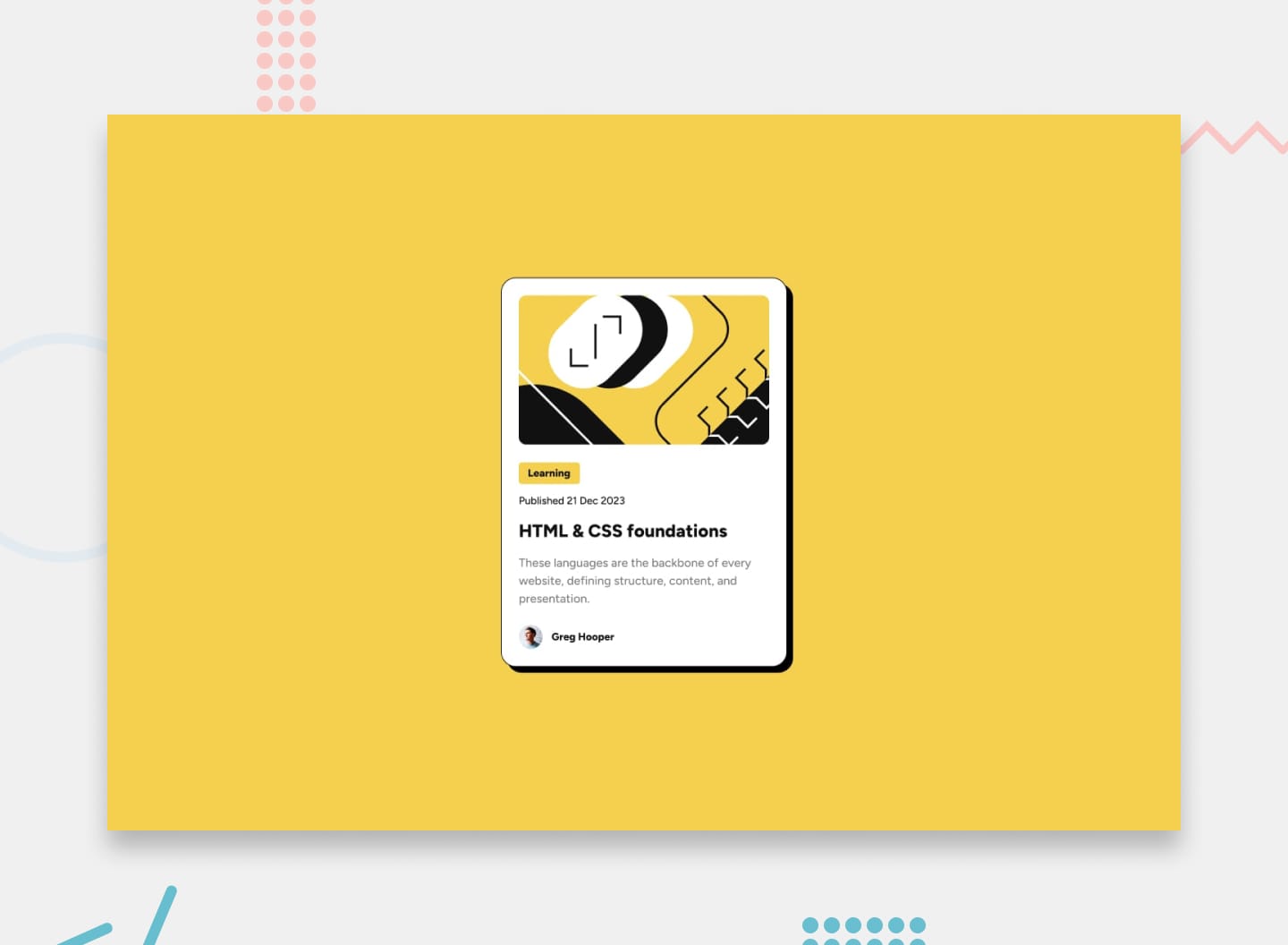 Captura de pantalla del componente Blog Preview Card en modo responsivo
